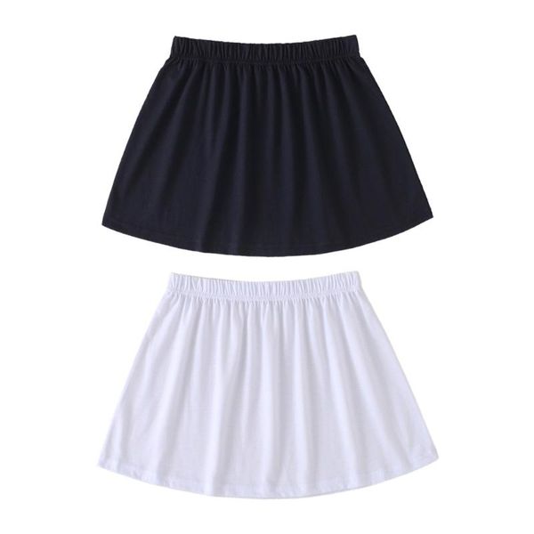 skirts korean women layered decorative skirt solid color black white flare false fake hem elastic waist detachable apron
skirts korean women layered decorative skirt solid color black white flare false fake hem elastic waist detachable apron