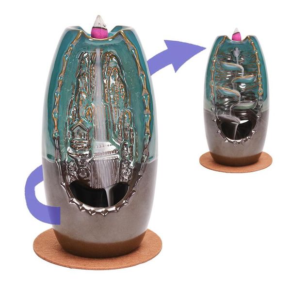 fragrance lamps smoke waterfall backflow incense burner creative double-sided home decor ceramic holder handicrafts gift
fragrance lamps smoke waterfall backflow incense burner creative double-sided home decor ceramic holder handicrafts gift