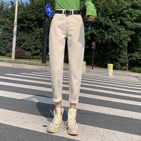women's jeans 2021 autumn high waist harem women beige loose retro straight for korean stylish carrot pants boyfriend, Blue
women's jeans 2021 autumn high waist harem women beige loose retro straight for korean stylish carrot pants boyfriend, Blue