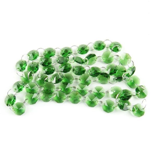 1/5/10m glass beads crystal dark green chandelier lamp octagon chain garlands wedding & party decor
1/5/10m glass beads crystal dark green chandelier lamp octagon chain garlands wedding & party decor