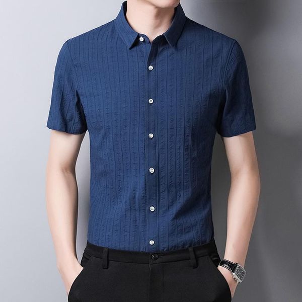 men's casual shirts summer dress men cotton classic shirt slim fit short sleeve camisa masculina drop c787, White;black
men's casual shirts summer dress men cotton classic shirt slim fit short sleeve camisa masculina drop c787, White;black