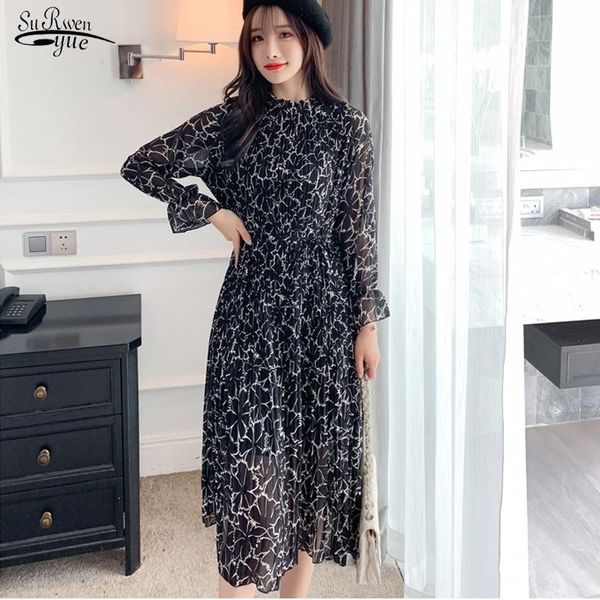 casual dresses vestidos robe femme 2021 spring long sleeve vintage print chiffon lady dress stand collar loose pleated party 8540 50, Black;gray
casual dresses vestidos robe femme 2021 spring long sleeve vintage print chiffon lady dress stand collar loose pleated party 8540 50, Black;gray