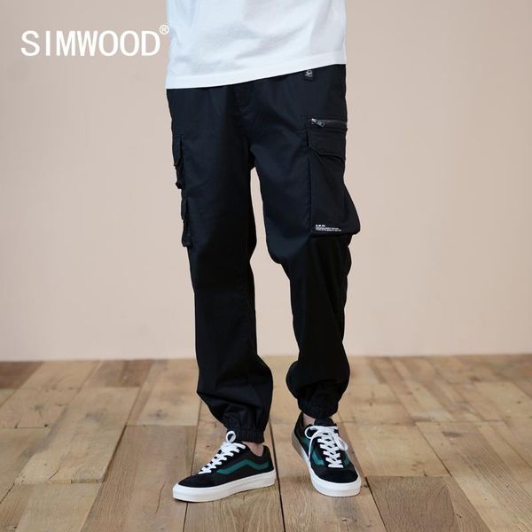 men's pants simwood 2021 autumn tactical cargo men ankle-length loose safari style trousers plus size brand clothing sk170309, Black
men's pants simwood 2021 autumn tactical cargo men ankle-length loose safari style trousers plus size brand clothing sk170309, Black