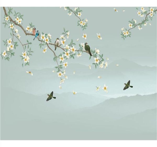 custom mural wallpaper home decoration chinese style elegant hand painting flowers and birds background wall wallpapers
custom mural wallpaper home decoration chinese style elegant hand painting flowers and birds background wall wallpapers