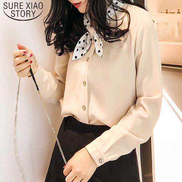 autumn sweet point tie elegant women shirts chiffon shirts solid apricot womens and blouses fashion plus size 7095 50 210527, White
autumn sweet point tie elegant women shirts chiffon shirts solid apricot womens and blouses fashion plus size 7095 50 210527, White