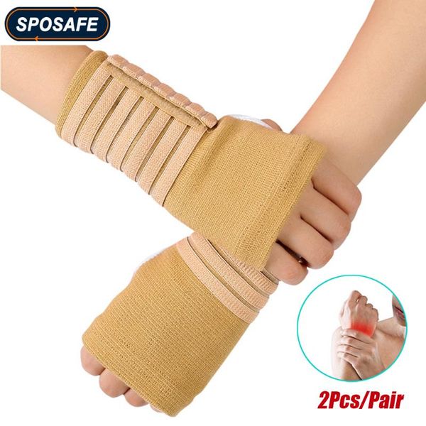 2pcs/pair soft knitted cotton wrist brace support compression recovery protection joint with adjustable belts for fitness & work, Black;red
2pcs/pair soft knitted cotton wrist brace support compression recovery protection joint with adjustable belts for fitness & work, Black;red