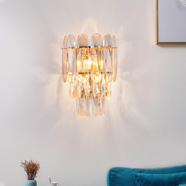 wall lamp post modern light luxury crystal simple el project bedroom bedside aisle living room background
wall lamp post modern light luxury crystal simple el project bedroom bedside aisle living room background