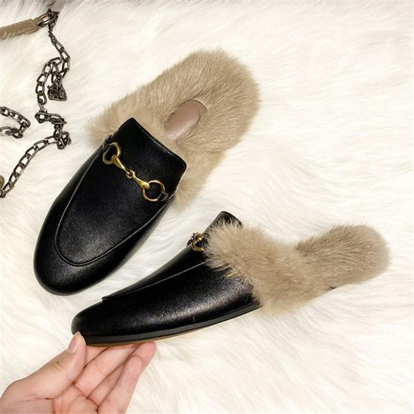 slippers fashion women warm furry mules autumn winter flat shoes woman outside slides female loafers casual espadrilles flatsslippers, Black
slippers fashion women warm furry mules autumn winter flat shoes woman outside slides female loafers casual espadrilles flatsslippers, Black