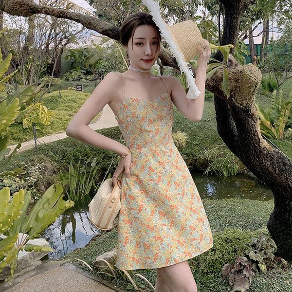casual dresses summer beach mini party dress ladies retro strap sleeveless backless sweet floral print bandage sundress vacation, Black;gray
casual dresses summer beach mini party dress ladies retro strap sleeveless backless sweet floral print bandage sundress vacation, Black;gray