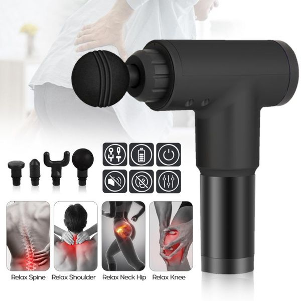 electric muscle relaxation massage home fitness equipment four adjustable vibrating speed with heads eu plug accessories
electric muscle relaxation massage home fitness equipment four adjustable vibrating speed with heads eu plug accessories