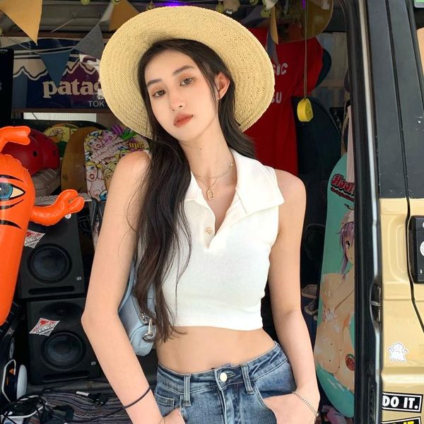 women's tanks & camis 4colors korean style camisole women slim knit tank female summer 2021 sleeveless basic crop womens (c5120), White
women's tanks & camis 4colors korean style camisole women slim knit tank female summer 2021 sleeveless basic crop womens (c5120), White