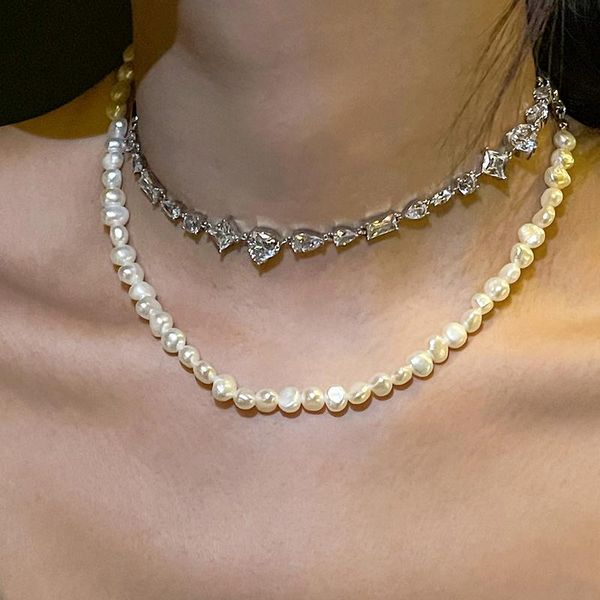 chokers timeless wonder gorgeous layered natural pearl zirconia necklace women designer jewelry party gothic egirl emo bride gift 5534, Golden;silver
chokers timeless wonder gorgeous layered natural pearl zirconia necklace women designer jewelry party gothic egirl emo bride gift 5534, Golden;silver