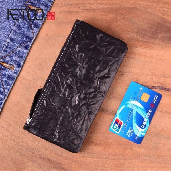 wallets aetoo genuine cowhide leather men fashion purse with card holder vintage long wallet clutch wrist bag1, Red;black
wallets aetoo genuine cowhide leather men fashion purse with card holder vintage long wallet clutch wrist bag1, Red;black