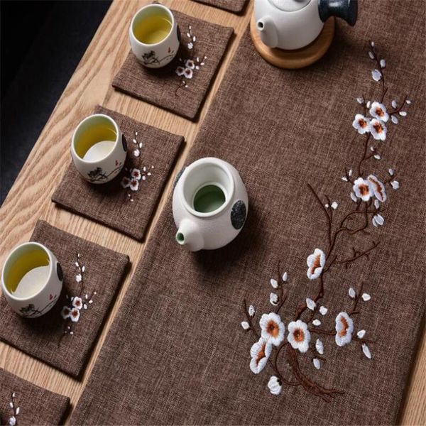 table cloth runner floral embroidery linen runners for tea home party wedding decoration 1piece
table cloth runner floral embroidery linen runners for tea home party wedding decoration 1piece