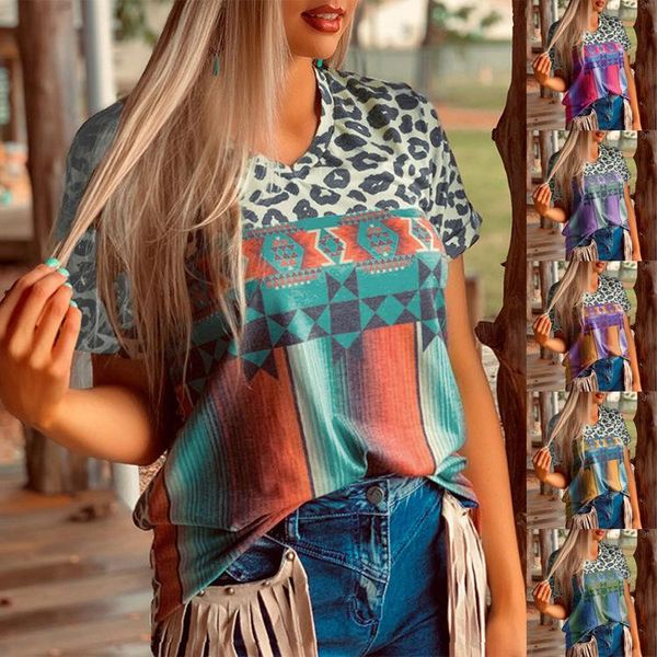 womenleopard print t shirt summer 2021 casual short sleeve v-neck loose oversized ladies folk vintage tees leisure women's t-shirt, White
womenleopard print t shirt summer 2021 casual short sleeve v-neck loose oversized ladies folk vintage tees leisure women's t-shirt, White