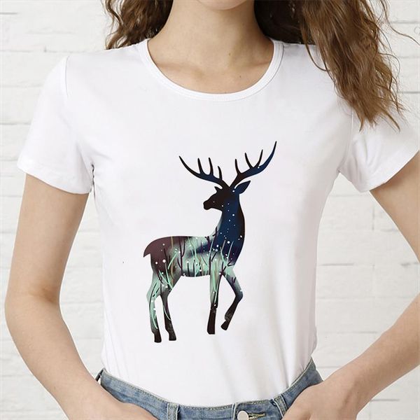 summer elk cartoon print mens t shirts ladies white round neck short sleeve harajuku men and womens, White;black
summer elk cartoon print mens t shirts ladies white round neck short sleeve harajuku men and womens, White;black