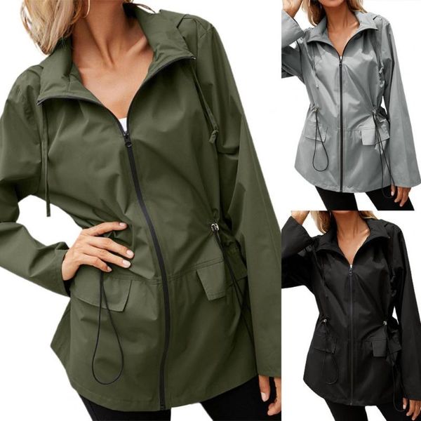 women's jackets 2021 mountaineering jacket hooded zipper women long sleeve drawstring flap pockets raincoat for hiking, Black;brown
women's jackets 2021 mountaineering jacket hooded zipper women long sleeve drawstring flap pockets raincoat for hiking, Black;brown