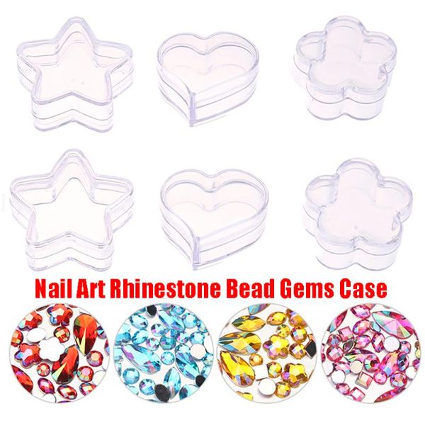 pcs/pack transparent plastic storage box container nail art rhinestone beads pentagram jewelry packaging bottles & jars
pcs/pack transparent plastic storage box container nail art rhinestone beads pentagram jewelry packaging bottles & jars