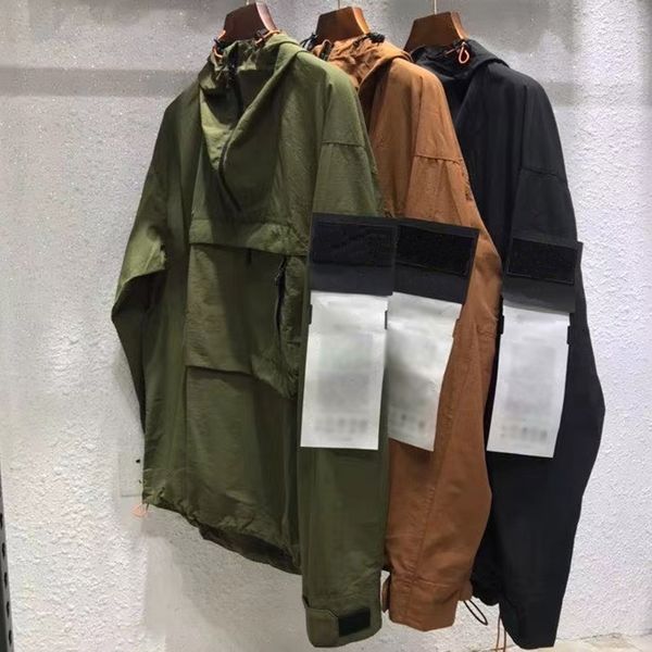 military style waterproof jacket stormsuit large pocket outdoor activities autumn lightweight windproof coat, Black;brown
military style waterproof jacket stormsuit large pocket outdoor activities autumn lightweight windproof coat, Black;brown