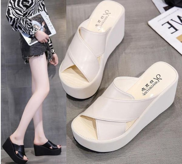 slippers women's wear summer thick sole fashion slope heel 2021 shoes high outdoor cool, Black
slippers women's wear summer thick sole fashion slope heel 2021 shoes high outdoor cool, Black