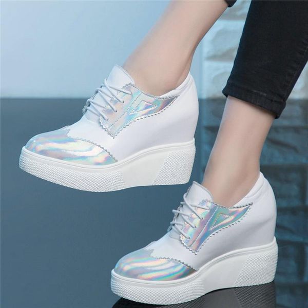 boots fashion sneakers women lace up genuine leather wedges high heel ankle female round toe platform oxfords shoes casual, Black
boots fashion sneakers women lace up genuine leather wedges high heel ankle female round toe platform oxfords shoes casual, Black