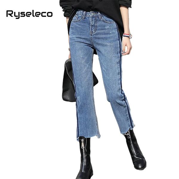 summer quality bf causal hit color loose women denim jeans high waist students wide leg irregular tassels pants women's, Blue
summer quality bf causal hit color loose women denim jeans high waist students wide leg irregular tassels pants women's, Blue