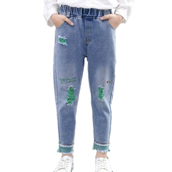 jeans for girls 2021 est kids girl ripped spring autumn children casual style children's clothing, Blue
jeans for girls 2021 est kids girl ripped spring autumn children casual style children's clothing, Blue