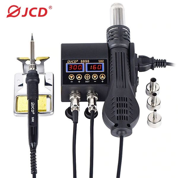 2 in 1 750w air gun lcd digital display welding rework station for cell-phone bga smd pcb ic repair solder iron hairdry 8898 211029
2 in 1 750w air gun lcd digital display welding rework station for cell-phone bga smd pcb ic repair solder iron hairdry 8898 211029