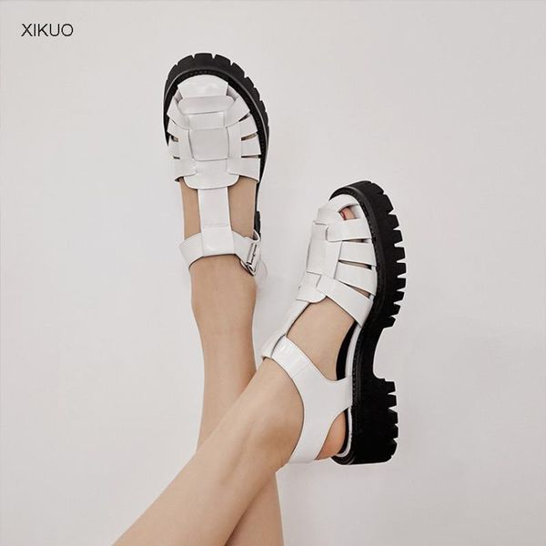 sandals summer 2021 fashion thick heel hollow women's belt buckle baotou roman shoes, Black
sandals summer 2021 fashion thick heel hollow women's belt buckle baotou roman shoes, Black