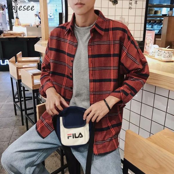 men's casual shirts large size plaid men -3xl retro classic autumn trendy loose leisure outwear teenagers soft males daily -arrival, White;black
men's casual shirts large size plaid men -3xl retro classic autumn trendy loose leisure outwear teenagers soft males daily -arrival, White;black