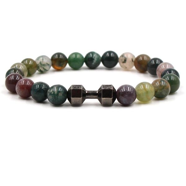 charm bracelets natural stone bracelet dumbbell matte beaded handmade men women reiki prayer elastice fashion jewelry, Golden;silver
charm bracelets natural stone bracelet dumbbell matte beaded handmade men women reiki prayer elastice fashion jewelry, Golden;silver