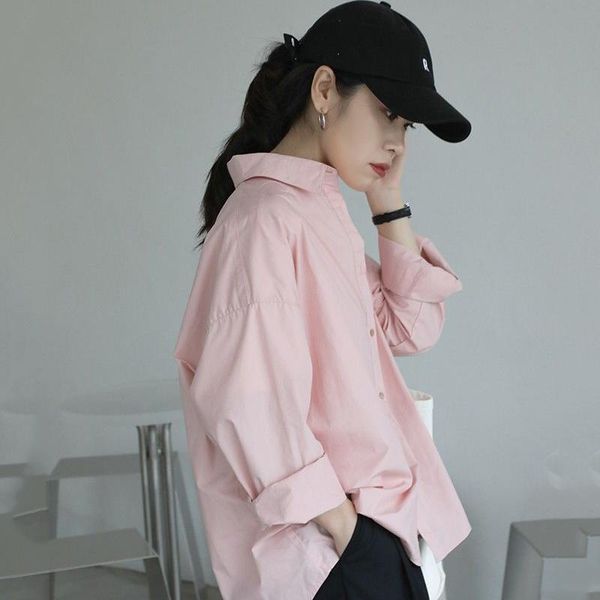 women's blouses & shirts office lady solid color women blouse shirt chic long sleeve button cotton ladies 2021 autumn turn-down collar, White
women's blouses & shirts office lady solid color women blouse shirt chic long sleeve button cotton ladies 2021 autumn turn-down collar, White