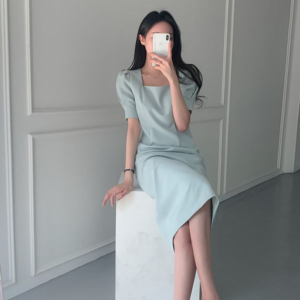 slit woman dress solid mid-calf short sleeve white dresses korean fashion elegant clothing 2021 summer new casual dress, Black;gray
slit woman dress solid mid-calf short sleeve white dresses korean fashion elegant clothing 2021 summer new casual dress, Black;gray