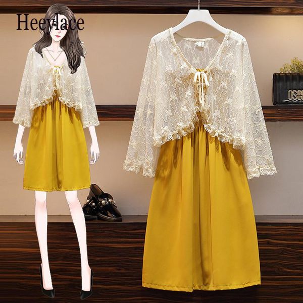 two piece dress plus size women sweet suits solid and lace set for ladies 2 sets summer suit twin, White
two piece dress plus size women sweet suits solid and lace set for ladies 2 sets summer suit twin, White