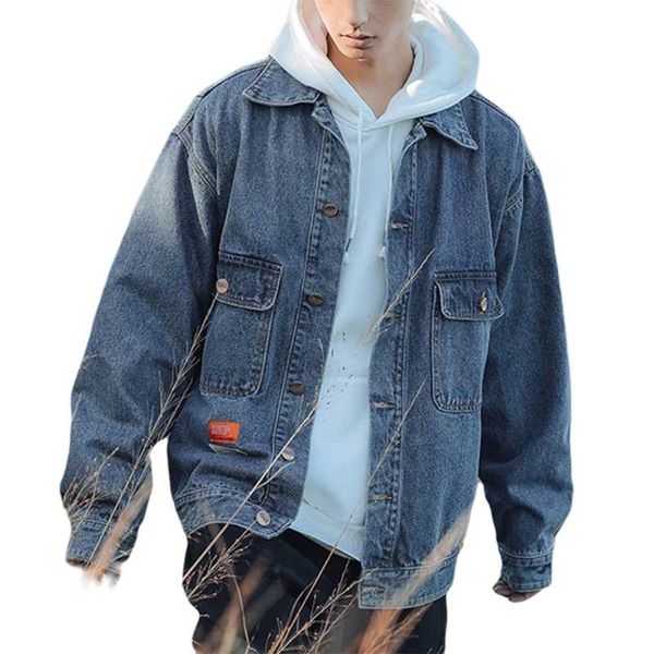 men's jackets mens denim jacket trendy fashion bomber male cowboy jeans casual clothes outwear, Black;brown
men's jackets mens denim jacket trendy fashion bomber male cowboy jeans casual clothes outwear, Black;brown