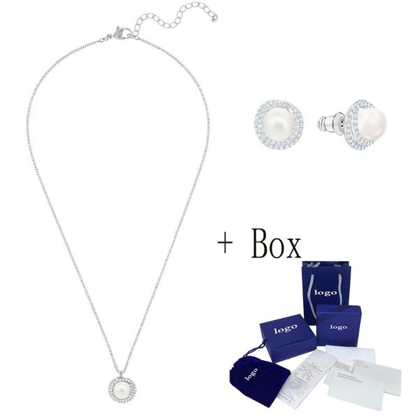 chains swa originally series elegant generous white necklace earring set 5479911 5461087 everyday accessories, Silver
chains swa originally series elegant generous white necklace earring set 5479911 5461087 everyday accessories, Silver