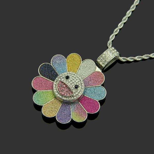 women men diamond sun flower pendant necklace hip hop glitter rotatable couple bridesmaid gift wholesale luxury2021 necklaces, Silver
women men diamond sun flower pendant necklace hip hop glitter rotatable couple bridesmaid gift wholesale luxury2021 necklaces, Silver