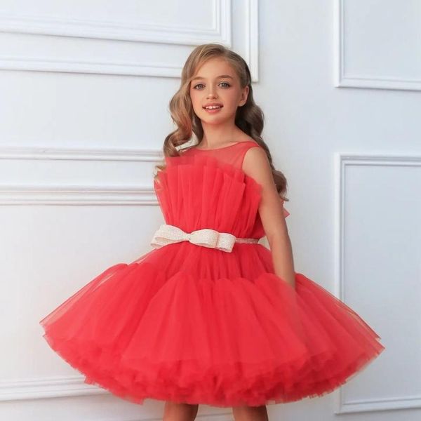 girl's dresses red short flower girl with bow a line ruffled little girls birthday party dress christmas first communion gowns, Red;yellow
girl's dresses red short flower girl with bow a line ruffled little girls birthday party dress christmas first communion gowns, Red;yellow