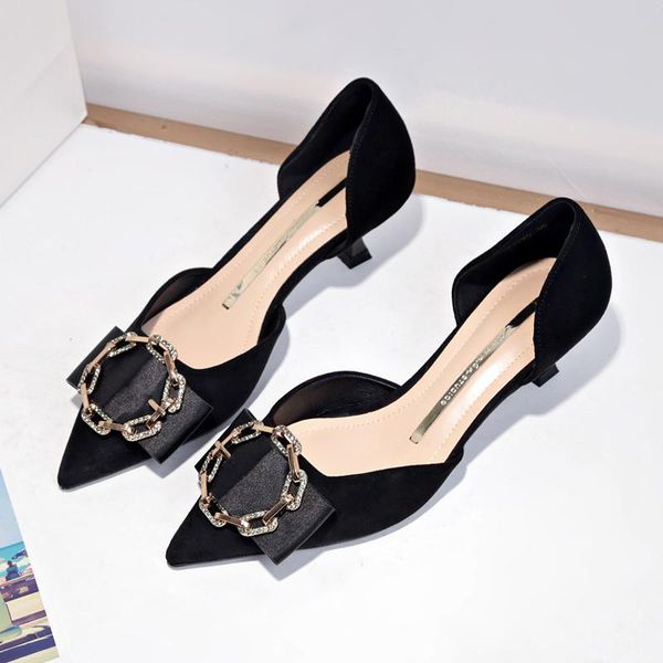 dress shoes women woman pumps spring pointed toe casual metal square buckle ladies female high heels w32-47, Black
dress shoes women woman pumps spring pointed toe casual metal square buckle ladies female high heels w32-47, Black