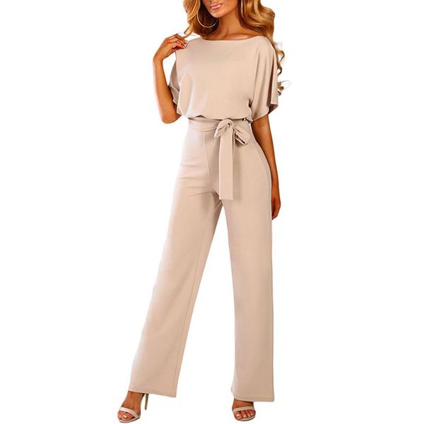 women's jumpsuits & rompers long jumpsuit overalls for women drawstring with belt elegant office style short sleeve loose straight leg, Black;white
women's jumpsuits & rompers long jumpsuit overalls for women drawstring with belt elegant office style short sleeve loose straight leg, Black;white