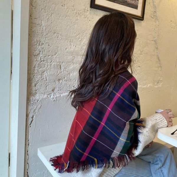 scarves 2021 style cashmere scarf women autumn and winter shawl dual-use brushed warm all-matching color matching, Blue;gray
scarves 2021 style cashmere scarf women autumn and winter shawl dual-use brushed warm all-matching color matching, Blue;gray