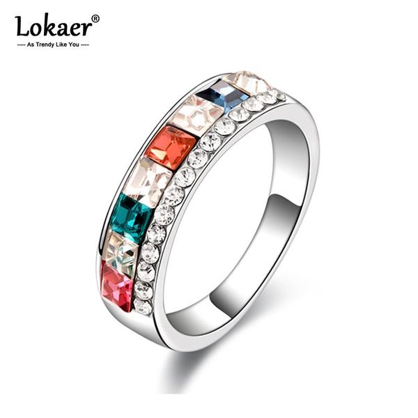 wedding rings lokaer fashion trendy colorful cubic zirconia party for women mosaic rhinestone crystal micro-inserted jewelry r15067, Slivery;golden
wedding rings lokaer fashion trendy colorful cubic zirconia party for women mosaic rhinestone crystal micro-inserted jewelry r15067, Slivery;golden