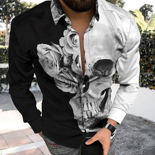 men's casual shirts autumn winter long shirt single breasted lapel 3d latest daily horrify skull flag theme male button cardigan, White;black
men's casual shirts autumn winter long shirt single breasted lapel 3d latest daily horrify skull flag theme male button cardigan, White;black