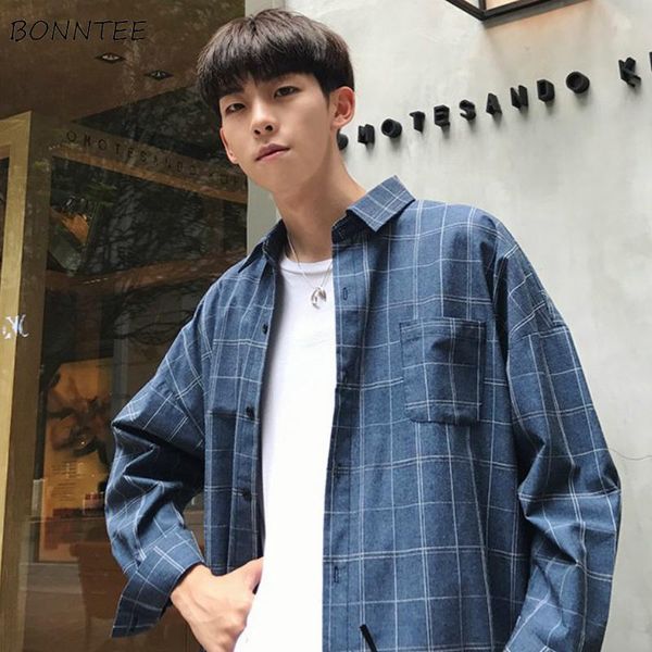 men shirts plaid long sleeve turn-down collar large size 3xl single breasted streetwear male loose casual fashion ulzzang men's, White;black
men shirts plaid long sleeve turn-down collar large size 3xl single breasted streetwear male loose casual fashion ulzzang men's, White;black