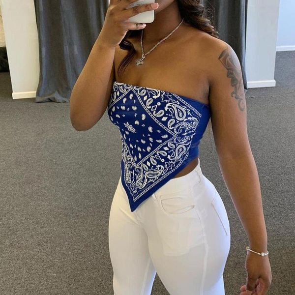 women's blouses & shirts 2021 women off shoulder wrap blouse summer slash neck print sleeveless wrapped chest 06#, White
women's blouses & shirts 2021 women off shoulder wrap blouse summer slash neck print sleeveless wrapped chest 06#, White