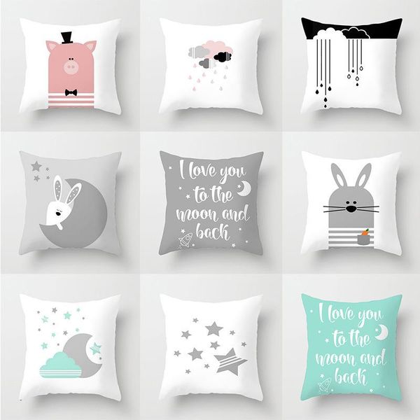 cartoon square pillow for kids simple and refreshing animal pillowcase suitable home furnishings 45*45cm cushion/decorative
cartoon square pillow for kids simple and refreshing animal pillowcase suitable home furnishings 45*45cm cushion/decorative