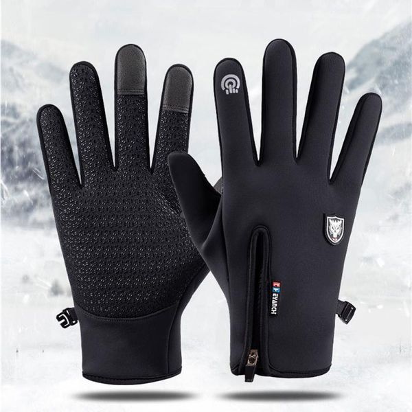 cycling gloves windproof bicycle waterproof fleece outdoor bike skiing riding touch screen full fingers glove, Black
cycling gloves windproof bicycle waterproof fleece outdoor bike skiing riding touch screen full fingers glove, Black