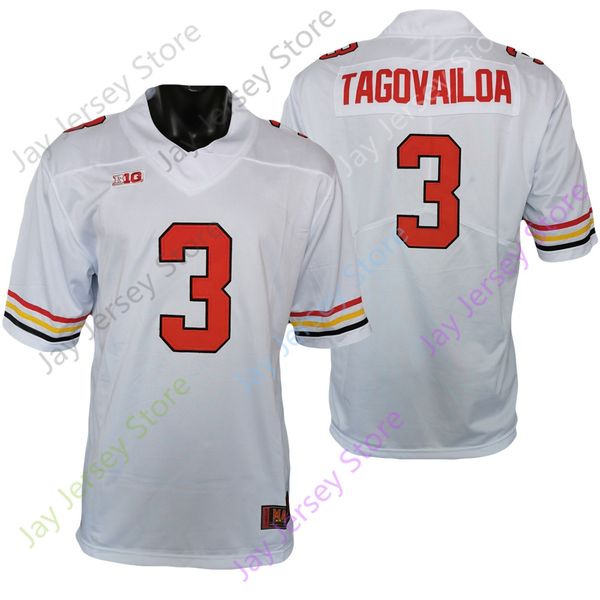 2021 new ncaa maryland terrapins jersey 3 taulia tagovailoa college football red white size youth adult, Black;red
2021 new ncaa maryland terrapins jersey 3 taulia tagovailoa college football red white size youth adult, Black;red