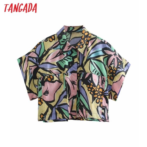 women retro flowers print oversize summer sleeve chic female short blouse shirt 2w90 210416, White
women retro flowers print oversize summer sleeve chic female short blouse shirt 2w90 210416, White