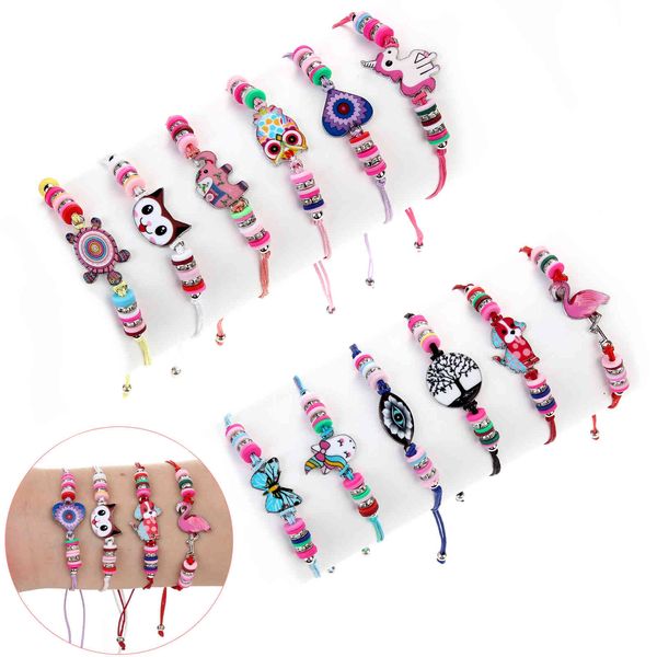 bohemian alloy painted oil soft pottery shy unicorn woven children's bracelet, Golden;silver
bohemian alloy painted oil soft pottery shy unicorn woven children's bracelet, Golden;silver